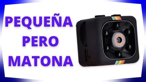 TE ENSEÑO como funciona la mini cámara SQ11 Paso a paso Unboxing