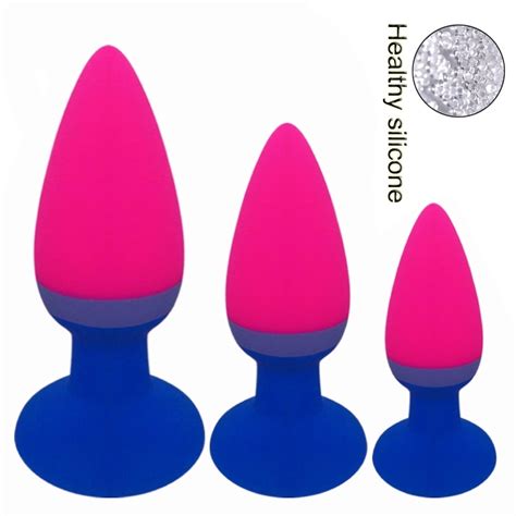 3 Sized Sex Toys Unisex Silicone Butt Plug Anal Prostate For Men Women Gay Vagina Stimulate Anal