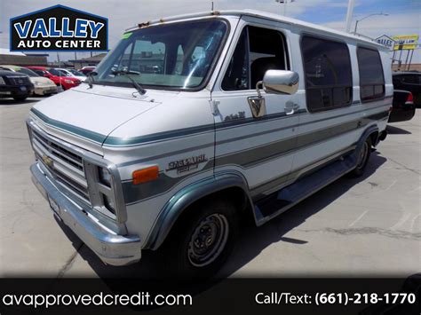 Used 1991 Chevrolet Sport Van G20 For Sale In Lancaster Ca 93534 Valley Auto Center