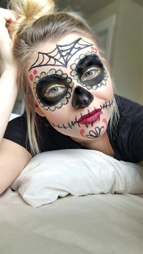 Sugar Skull Halloween Makeup Tutorial - Taylor, Lately