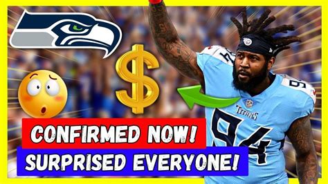 Urgent Surprised Everyone Unexpected Confirmed Now Seahawks Latest