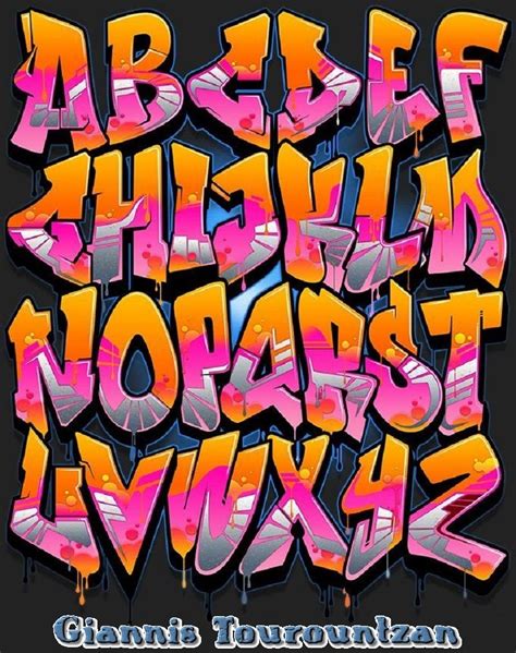 Pin By Giannis Tourountzan On Graffiti Graffiti Alphabet