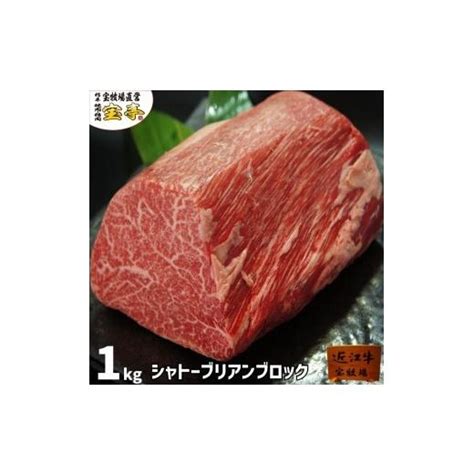 ふるさと納税 牛肉 ヒレ 滋賀県 高島市 近江牛シャトーブリアンかたまり／宝牧場 数量限定 4569527 ふるさとチョイス 通販