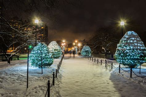 Boston Christmas Snowy Night The Path To Beauty James Lucier Flickr