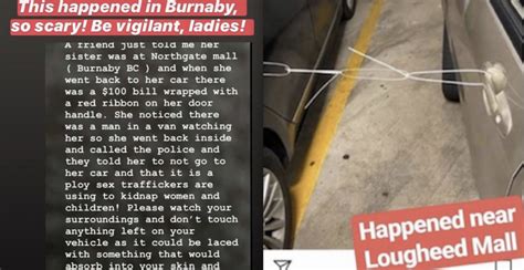 Viral Sex Trafficking Social Media Post Appears To Be Hoax Burnaby