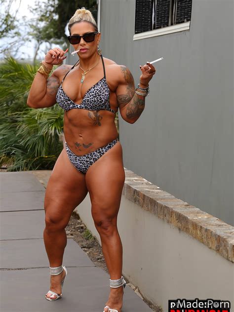 Porn Image Of Anklet Photo Working Out Bracelet Bodybuilder Smoking Created By AI