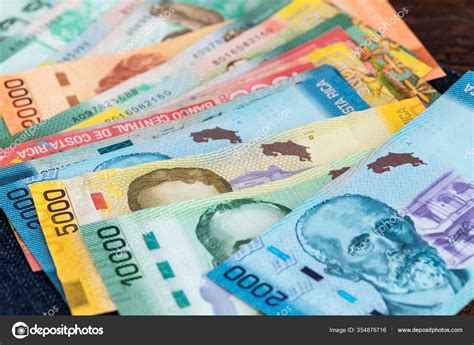 Costa Rica Money Colones Banknotes Stock Photo By Rochu 2008 354876716