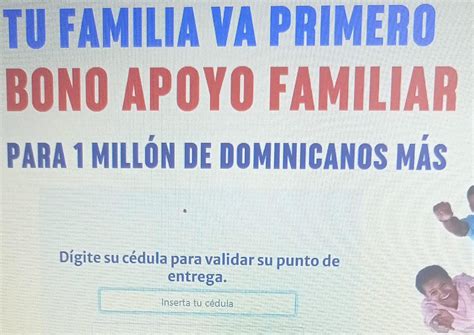 ¿quieres Saber Si Eres Beneficiario Del Bono Apoyo Familiar Conozca Cómo Consultarse Y