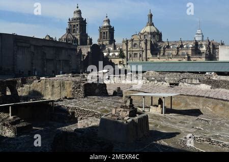 Las ruinas de la Gran Pirámide o Templo Mayor El templo principal de