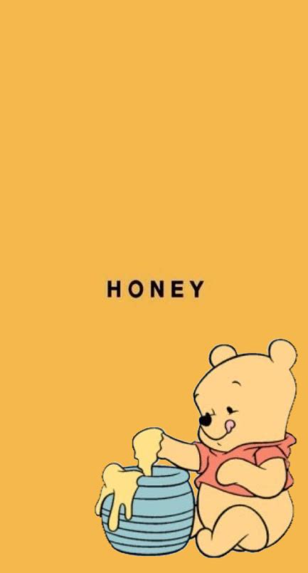 Cute Winnie The Pooh Honey Wallpaper