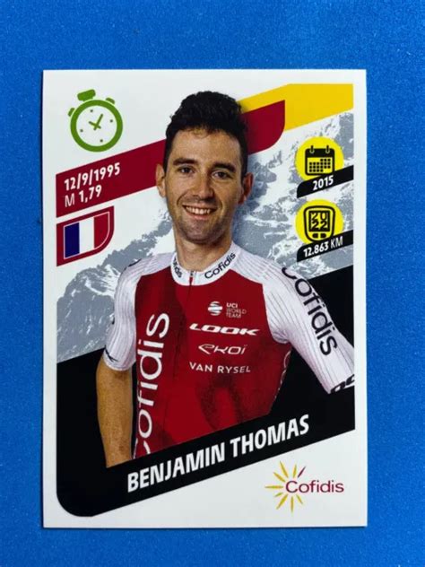 Figurine Stickers Panini Tour De France N Benjamin Thomas