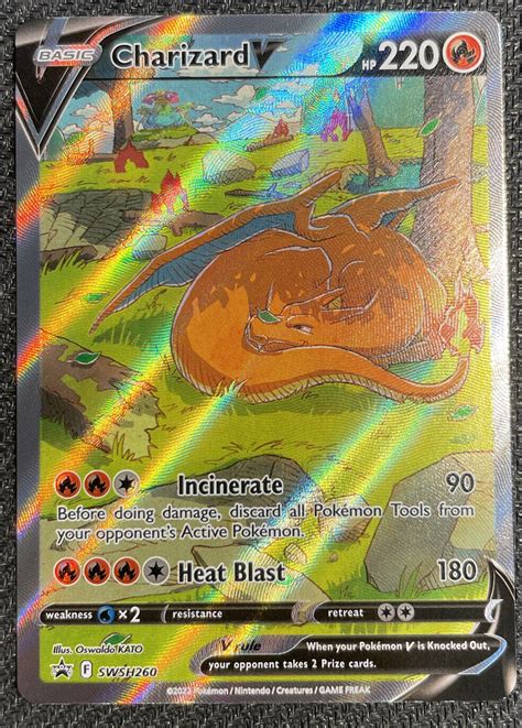 Mavin Charizard V SWSH260 Alt Full Art Black Star Promo UPC Pokémon