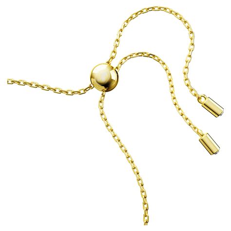 Swarovski Iconic Swan Bracelet Swan Small Red Gold Tone Plated