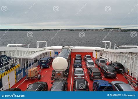 Travel By The Basto Ferry From Horten To Moss Editorial Photography