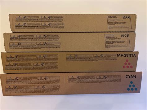 Ricoh Black Cyan Magenta Yellow Toner Cartridges MP C2503 OEM Original