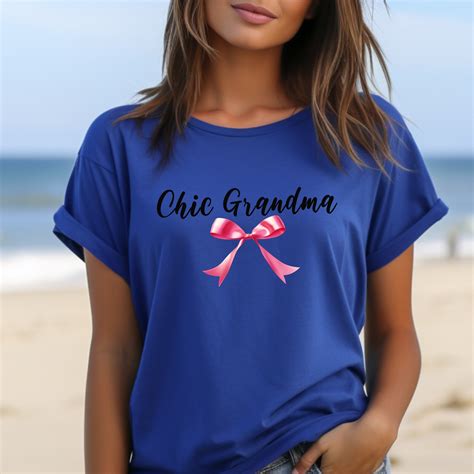 Coquette Grandma Tee Shirt Bow Trend Tee Mimi Bow Coquette Style Nana Feminine Bow Tee T