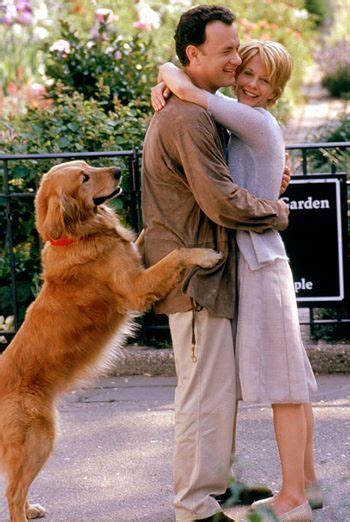 You Ve Got Mail 1998 Sweet Behind The Scenes Photo Of Tom Hanks