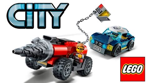 Lego City 60273 Elite Police Driller Chase Speed Build Review Youtube