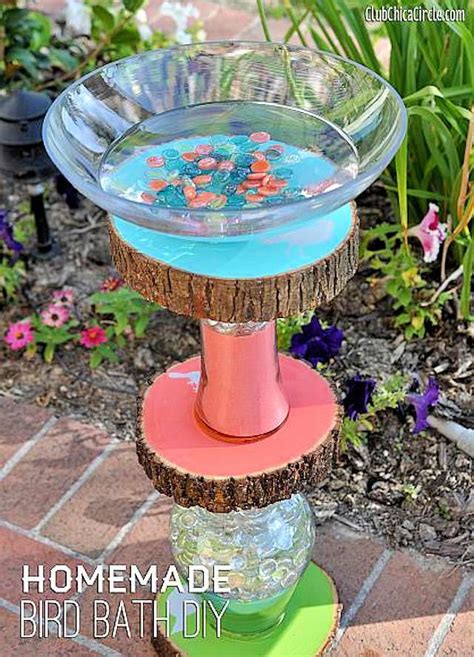 10 Easy DIY Bird Bath Projects