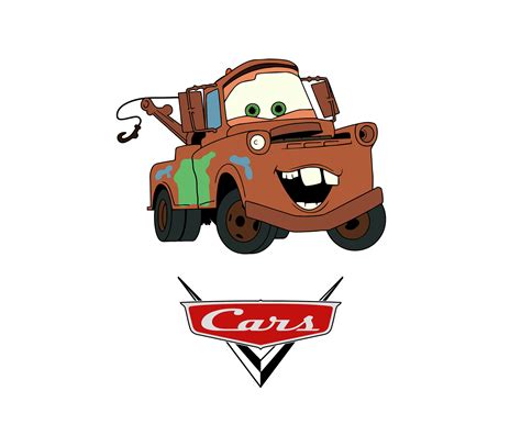 Disney Tow Mater SVG Png Cars Movie Lightning Mcqueen 49 OFF