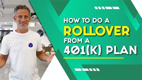 How To Do A Rollover From A 401 K Plan Youtube