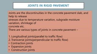 Presentation On Design Of Rigid Pavement Pptx