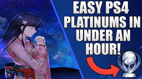 7 Easy Ps4 Platinum Trophies You Can Earn In Under An Hour 2 Youtube