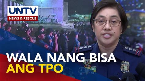 Tpo Na Inisyu Ng Davao Rtc Sa Mga Pulis Kaugnay Ng Kojc Pinawalang