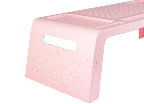 Suporte Para Monitor E Notebook Prime Rosa Pastel Waleu