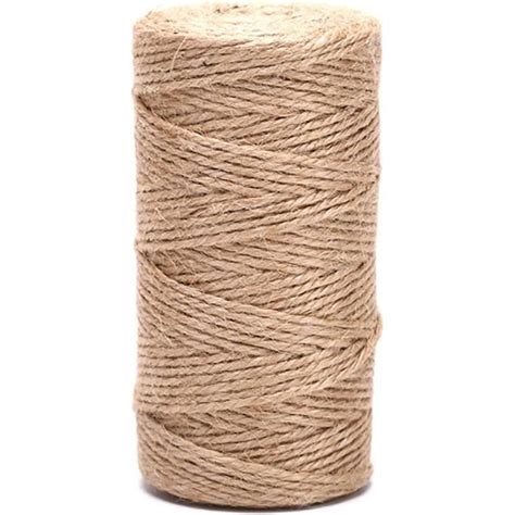 Zkenshan Ficelle Jute 50M 80M 100M Cordons De Linge De Chanvre À La