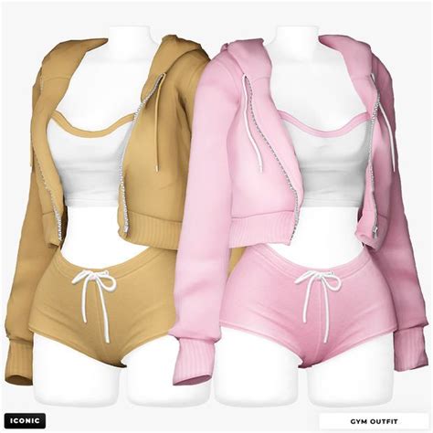 Gym Outfit Updated Iconic In Sims Clothing Sims Mods