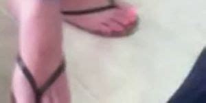 Candid Feet Painted Toes In Flip Flops Porn Videos