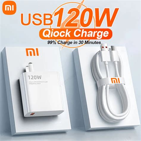 Xiaomi Mi W Gan Hypercharge Turbo Charge Adapter With Cable Eu Pin