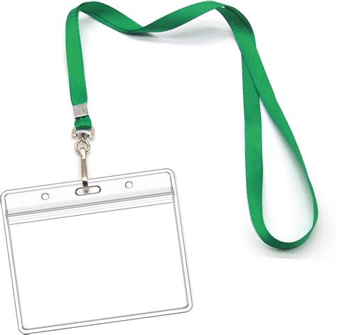 Amazon Lanyards With Id Holder Name Badges Waterproof Name Tag