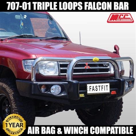 Shop MCC 707 01 Stainless Triple Loops Falcon BullBar LED FOGLIGHTS