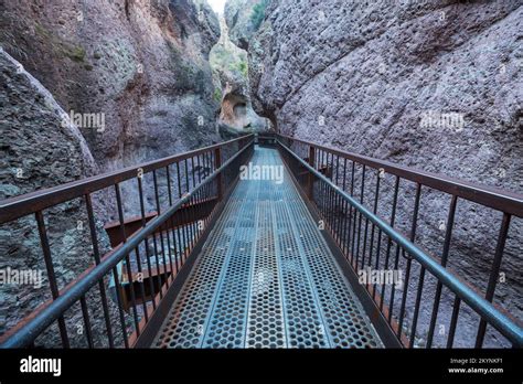 Catwalk Recreation Area Of Gila National Forest In New Mexico Stock