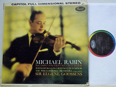 Michael Rabin PAGANINI/WIENIAWSKI - Capitol SP 8534 | #149131502