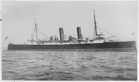 Nh 61058 Hms Fox British Cruiser 1893