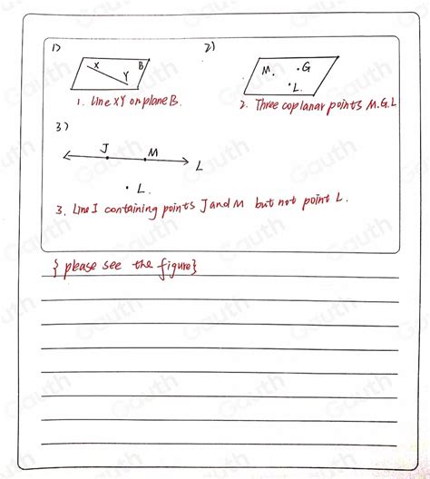 Solved Performance Task No Draw And Label Each Figure Line Xy