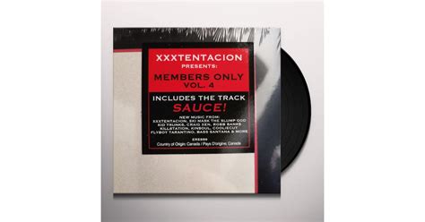 Xxxtentacion Presents Members Only Vol 4 2lp Vinyl Record