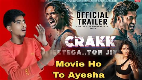 Crakk Jeetegaa Toh Jiyegaa Official Trailer Reaction Vidyut Jammwal