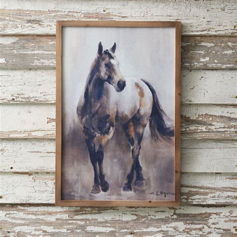 Rustic Vintage Horse Wall Art