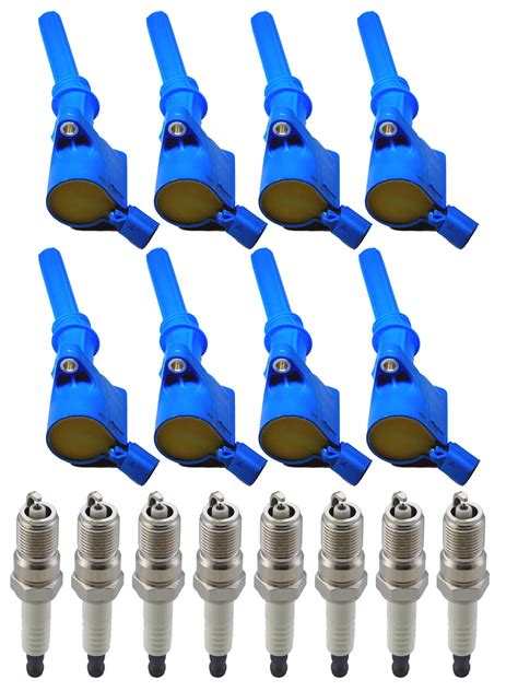 Set Of 8 ISA Brand High Performance Ignition Coils And Spark Plug