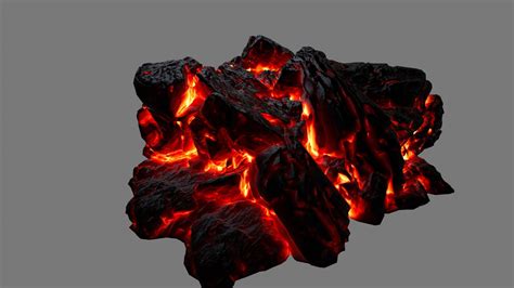 лавовые камни 3D Модель $16 - .obj - Free3D