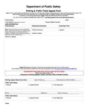 Car Parking Ticket Appeal Letter Template Infoupdate Org