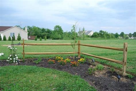 Corner Split Rail Fence Designs Fence Landscaping Outdoor