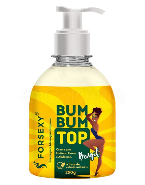 Bum Bum Top Creme Para Gl Teos Coxa E Abd Men Sex Shop Erosmania