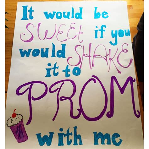 I Made A Poster For My Friend S Promposal Turned Out Super Cute