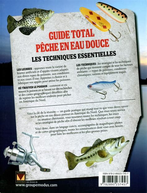 Livre Guide total pêche en eau douce Les techniques essentielles