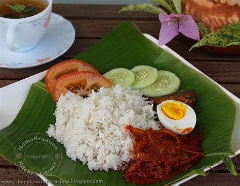 Homekreation Kitchen Corner Nasi Lemak Kampung